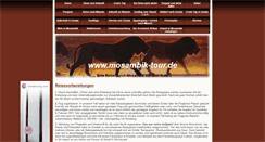 Desktop Screenshot of mosambik-tour.de